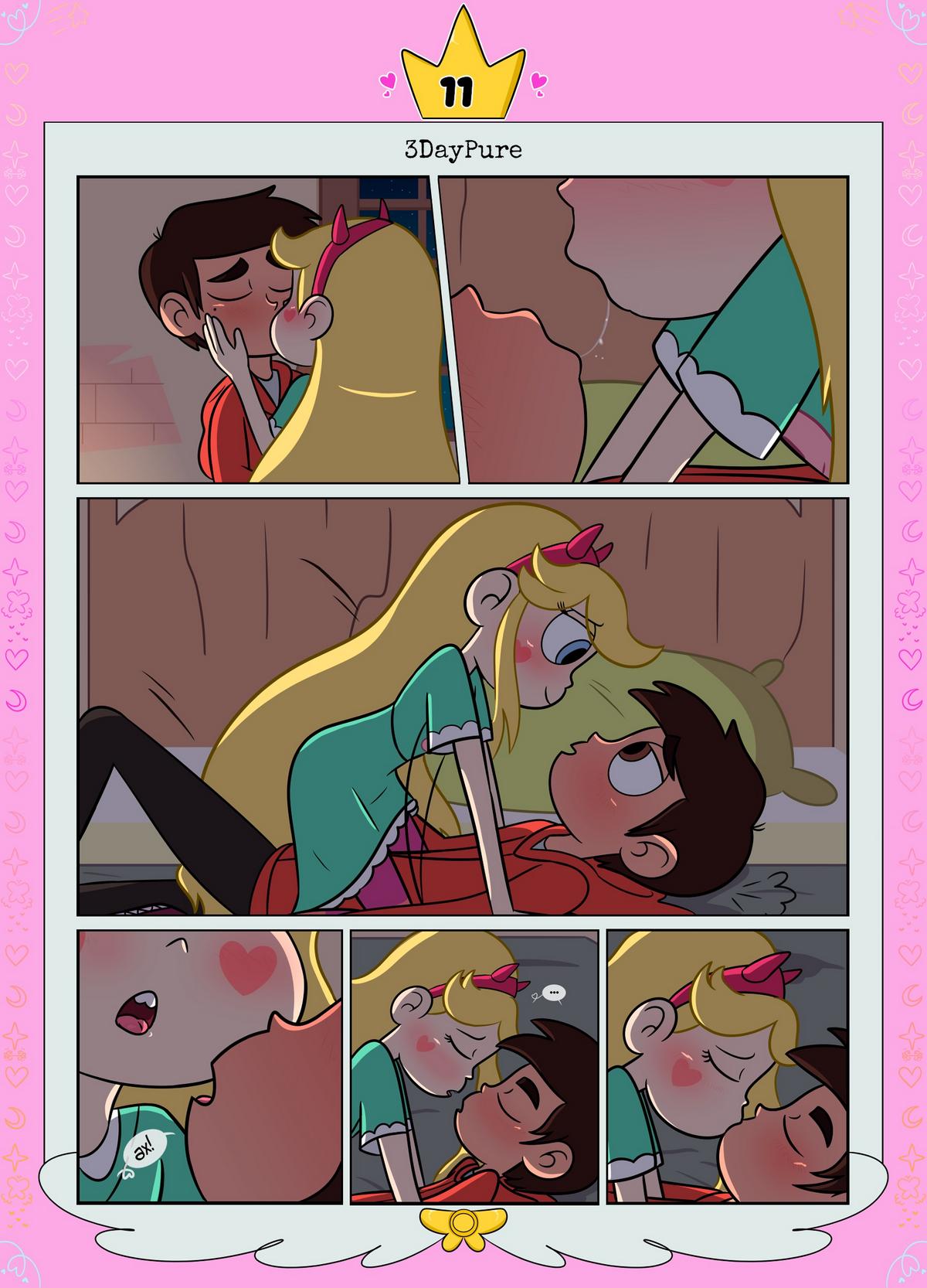 12-8 Порно комикс Стар против. Ослепленные луной.