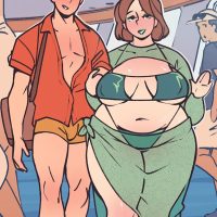 Порно комикс NotEnoughMilk. Выбор купальника.