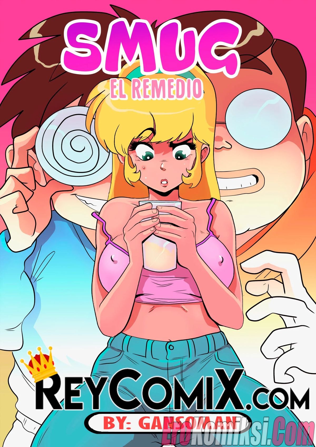 Порно комикс Самодовольный. Средство.