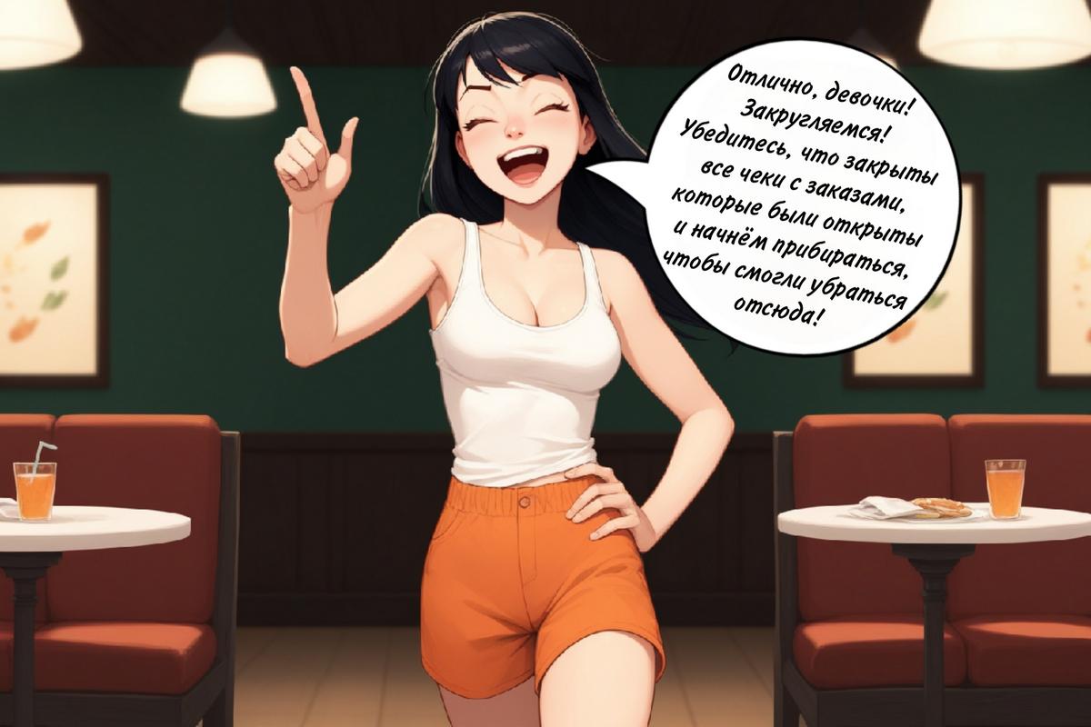 134 Порно комикс Рабочая девушка.