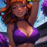 Порно комикс Скуби-Ду. Чирлидерша Дафна.