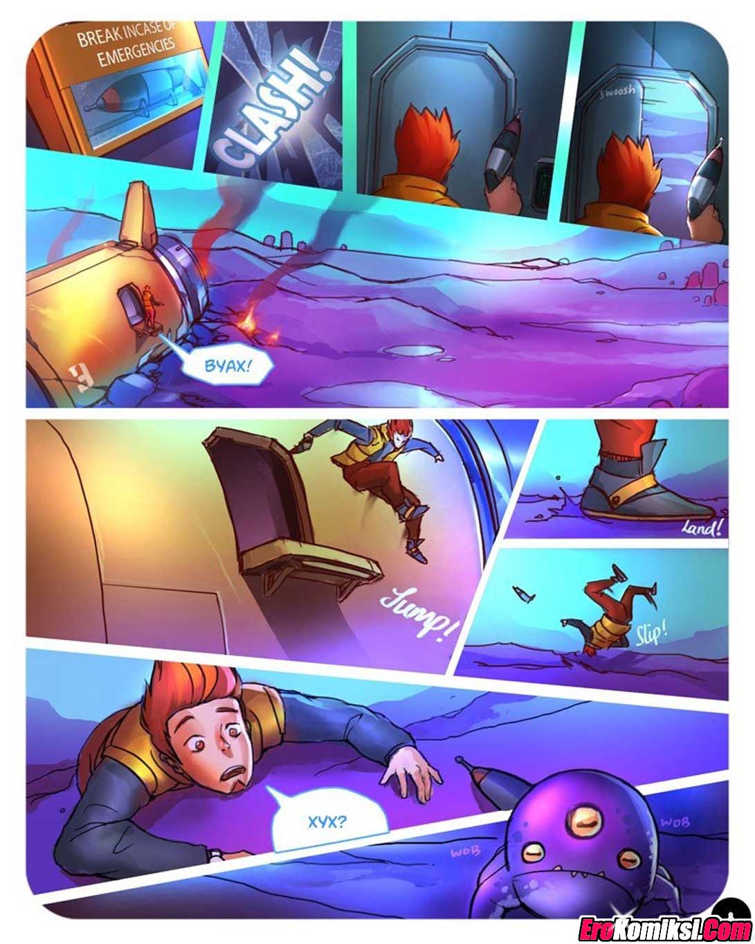 009-8 Порно комикс "SEXпедиция. Часть 1".