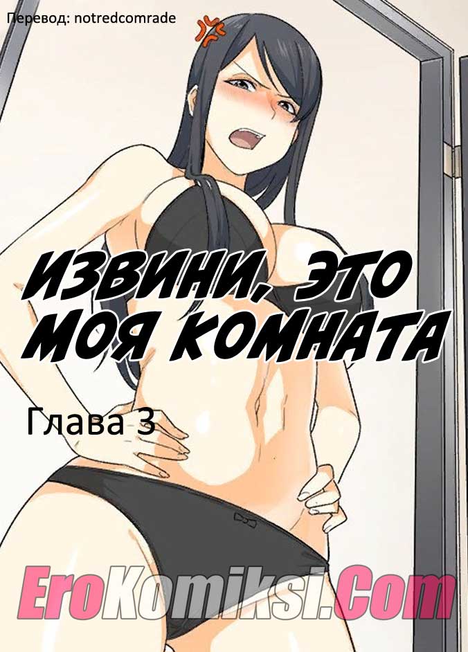 Порно комикс "Извини, это моя комната. Глава 3".
